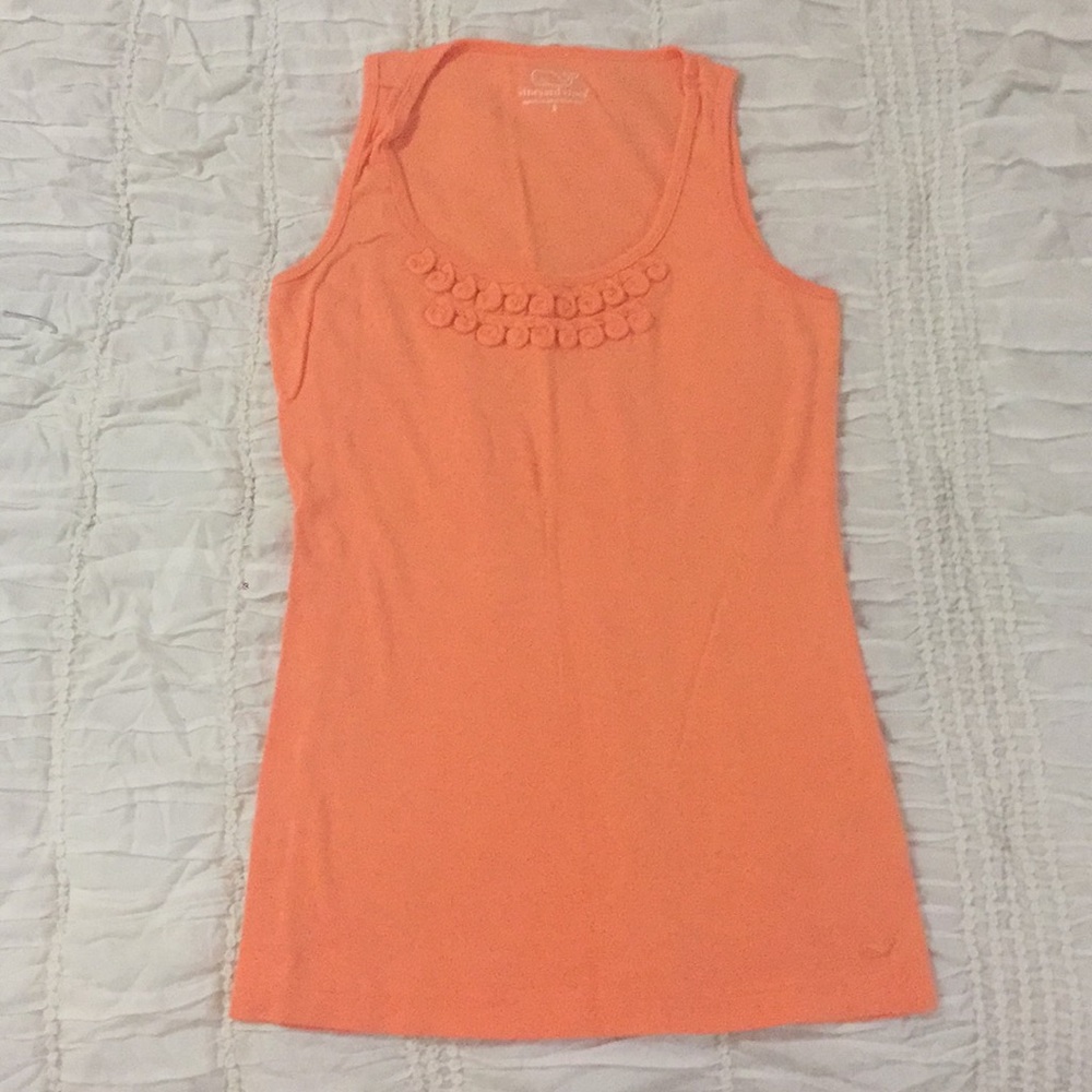 Vineyard Vines orange tank top